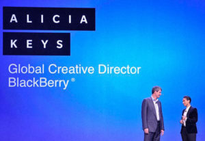 Alicia keys - Creative Director of Blackberry