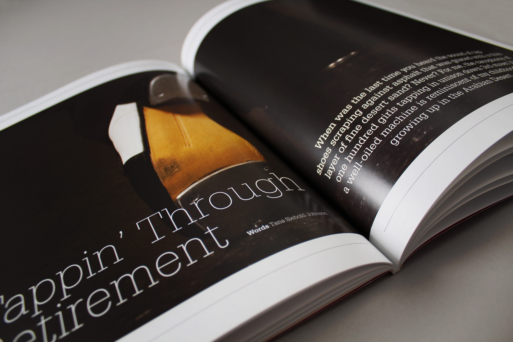 We have created a strong story based feel in the publications by using bold chapter pages, supported by full bleed imagery.