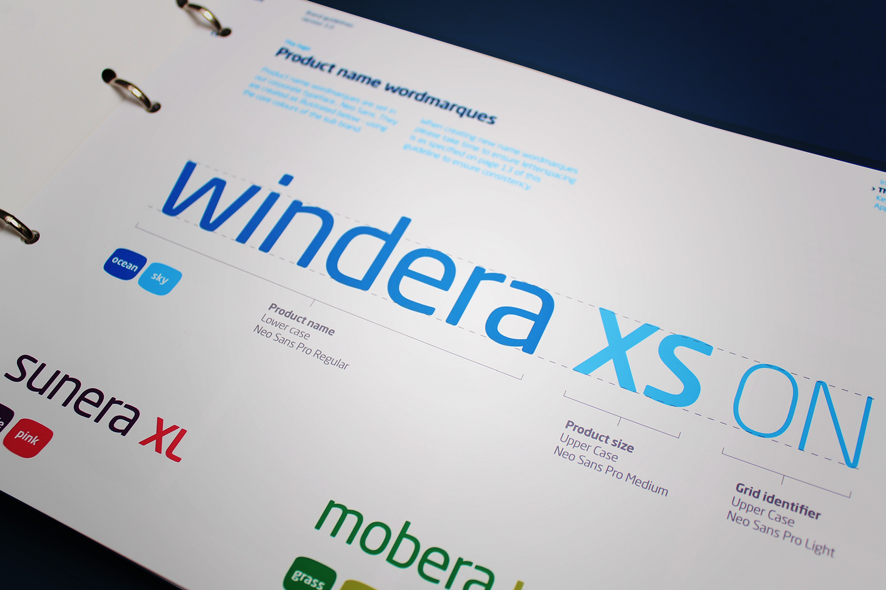 We developed a system for the product naming within the Ennera brand offer.