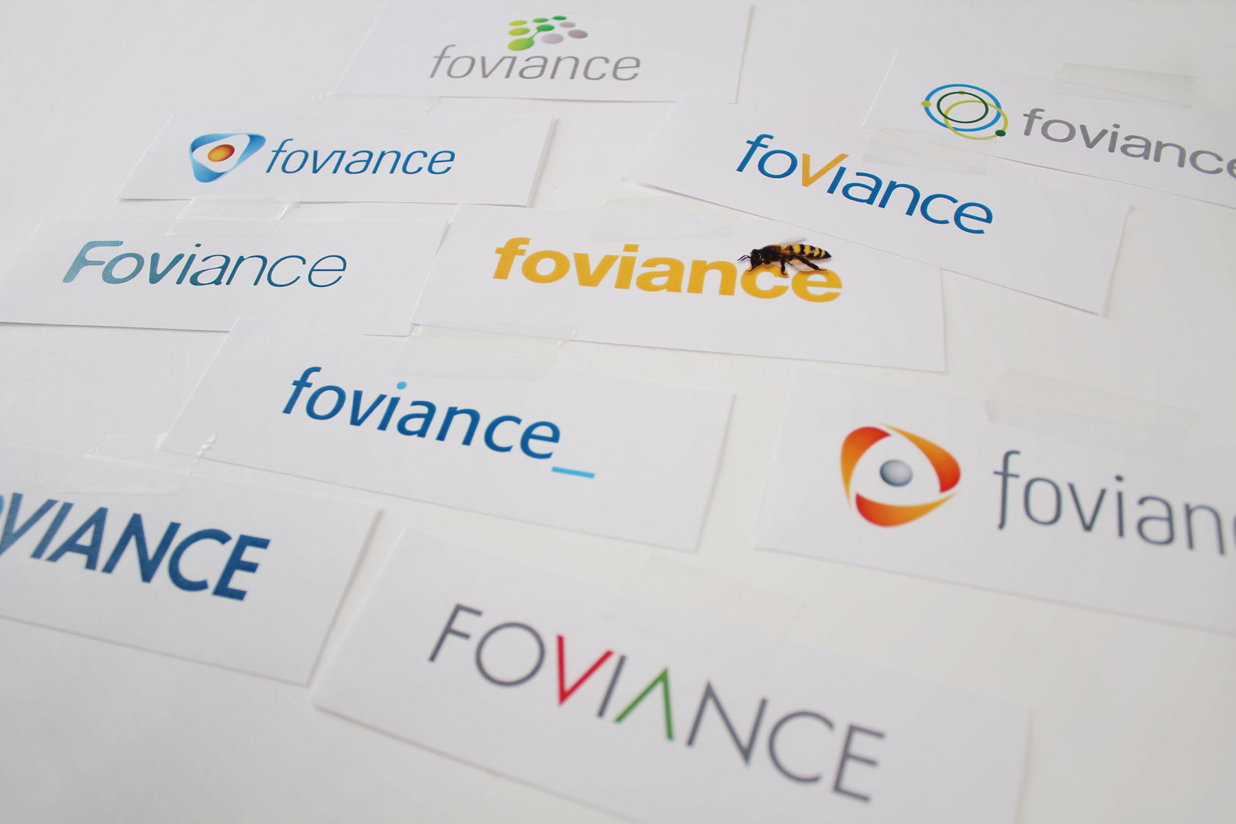 The foviance name is inspired by the fovea - A part of the human eye. Our initial thinking covered both this avenue and also the concept of creating web stickiness.