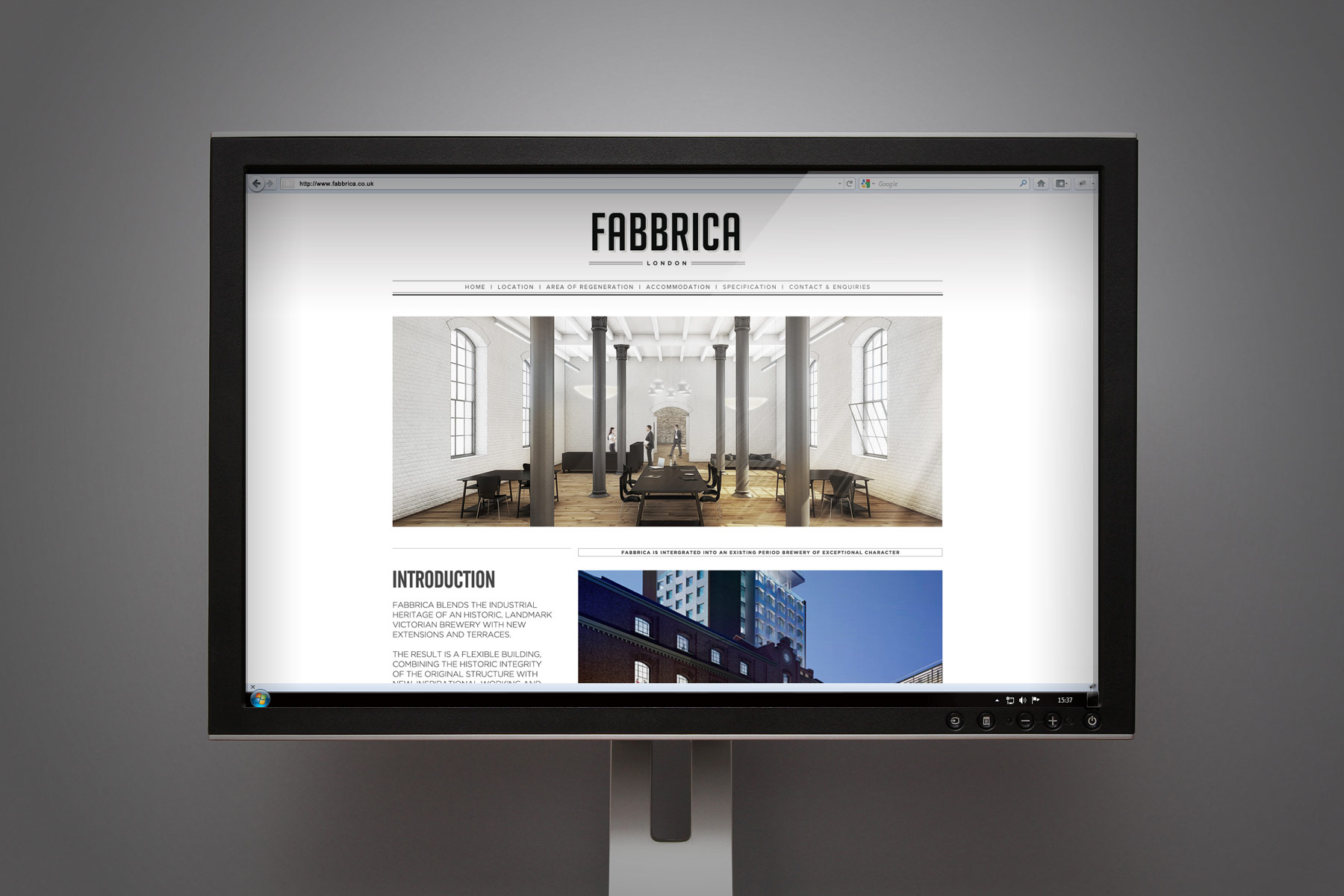 The Fabricca brand has its own dedicated website and brochure designed to sell the key attributes of the commercial development. The site is also built on the Wordpress CMS system.
