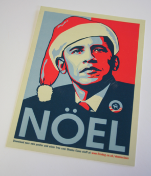 Our Obamaclaus Christmas campaign. 