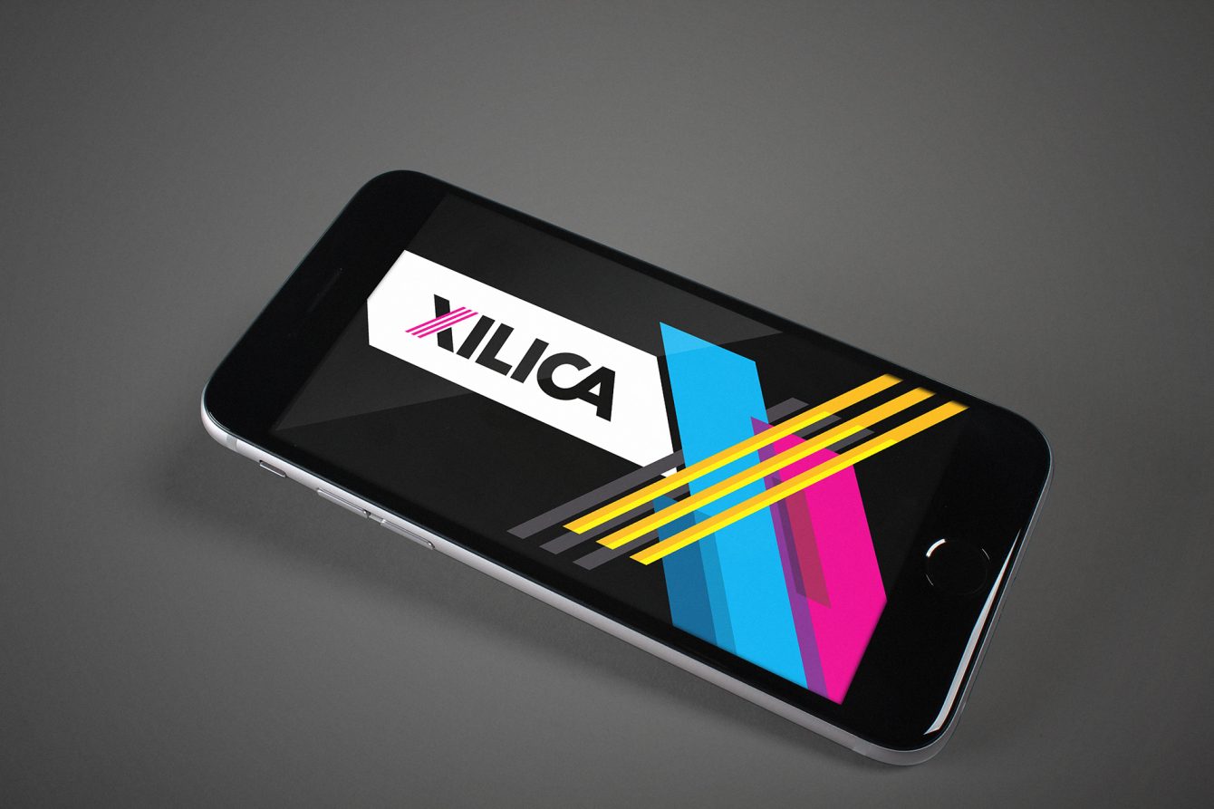 The Xilica wordmark used for audio branding
