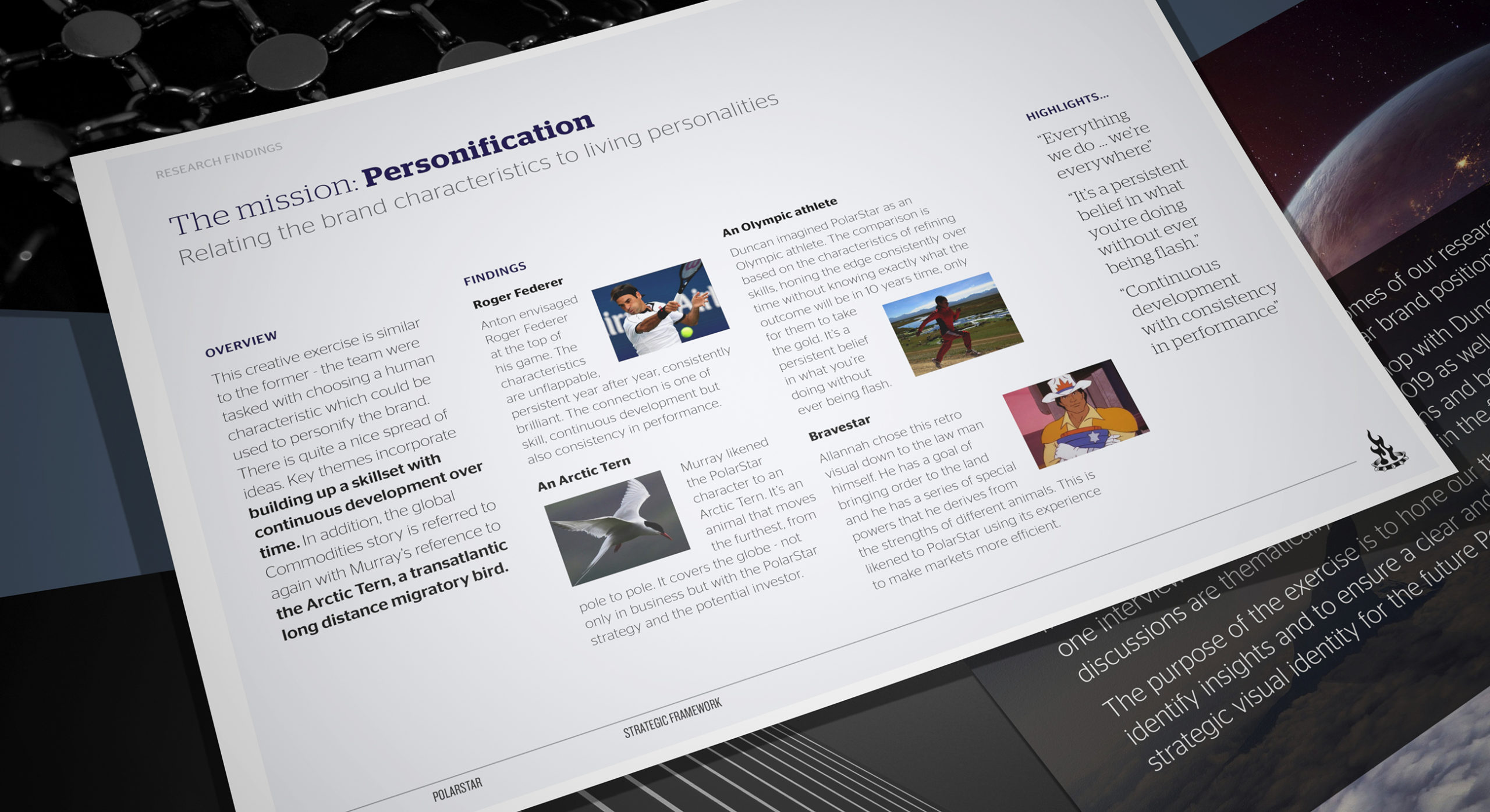 We established key personalities and brand archetypes which informed the overall creative direction.