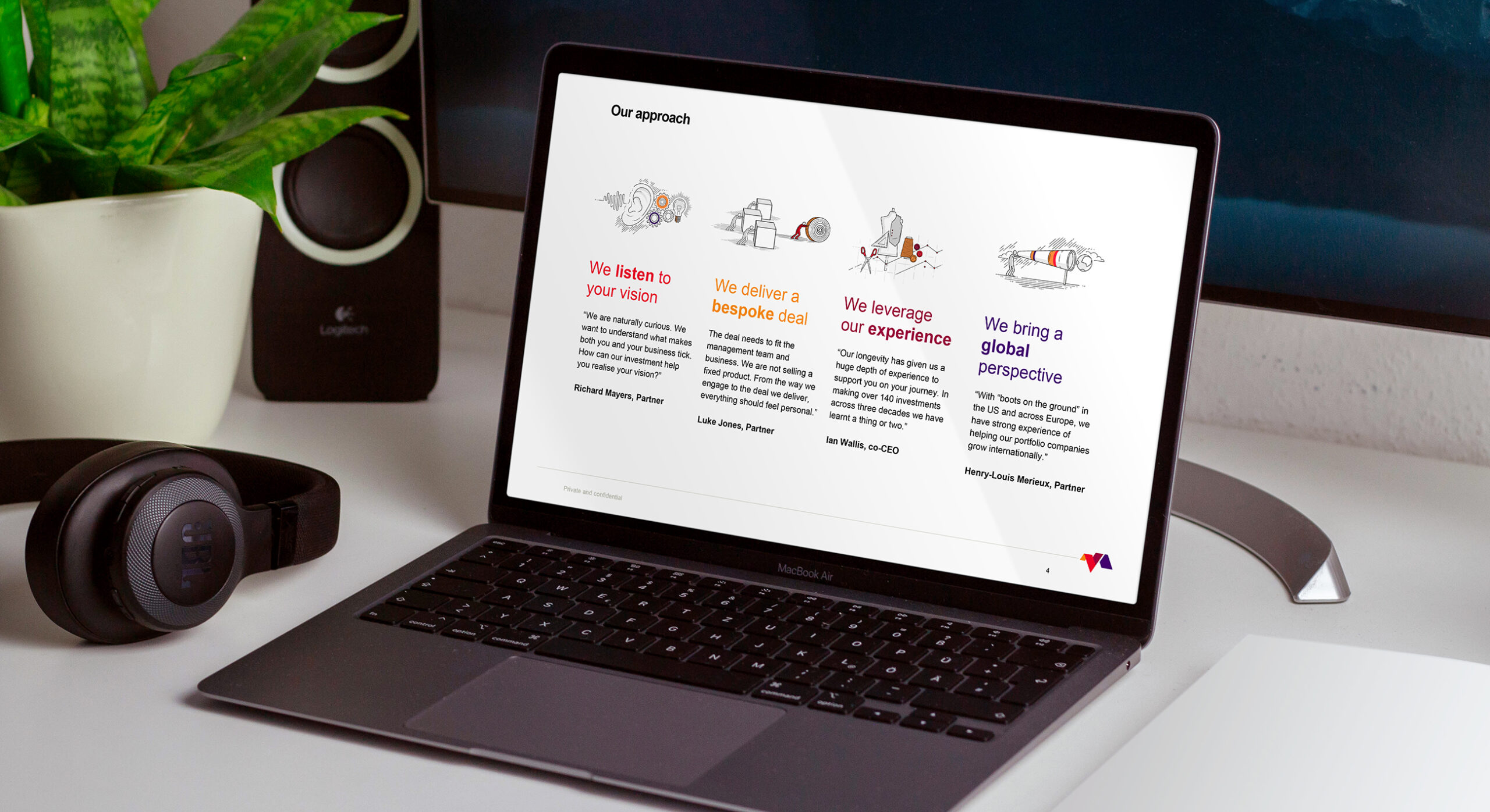 The PowerPoint templates cover both brand storytelling as well as functional infographics design.