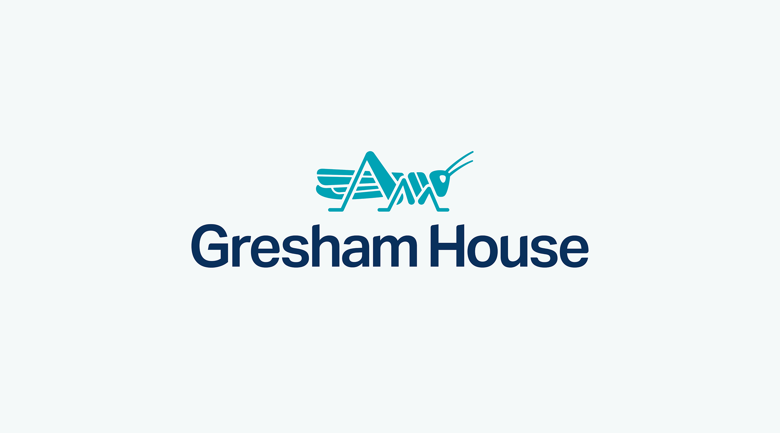 The new Gresham House logo features a bold symbol and clear typography.