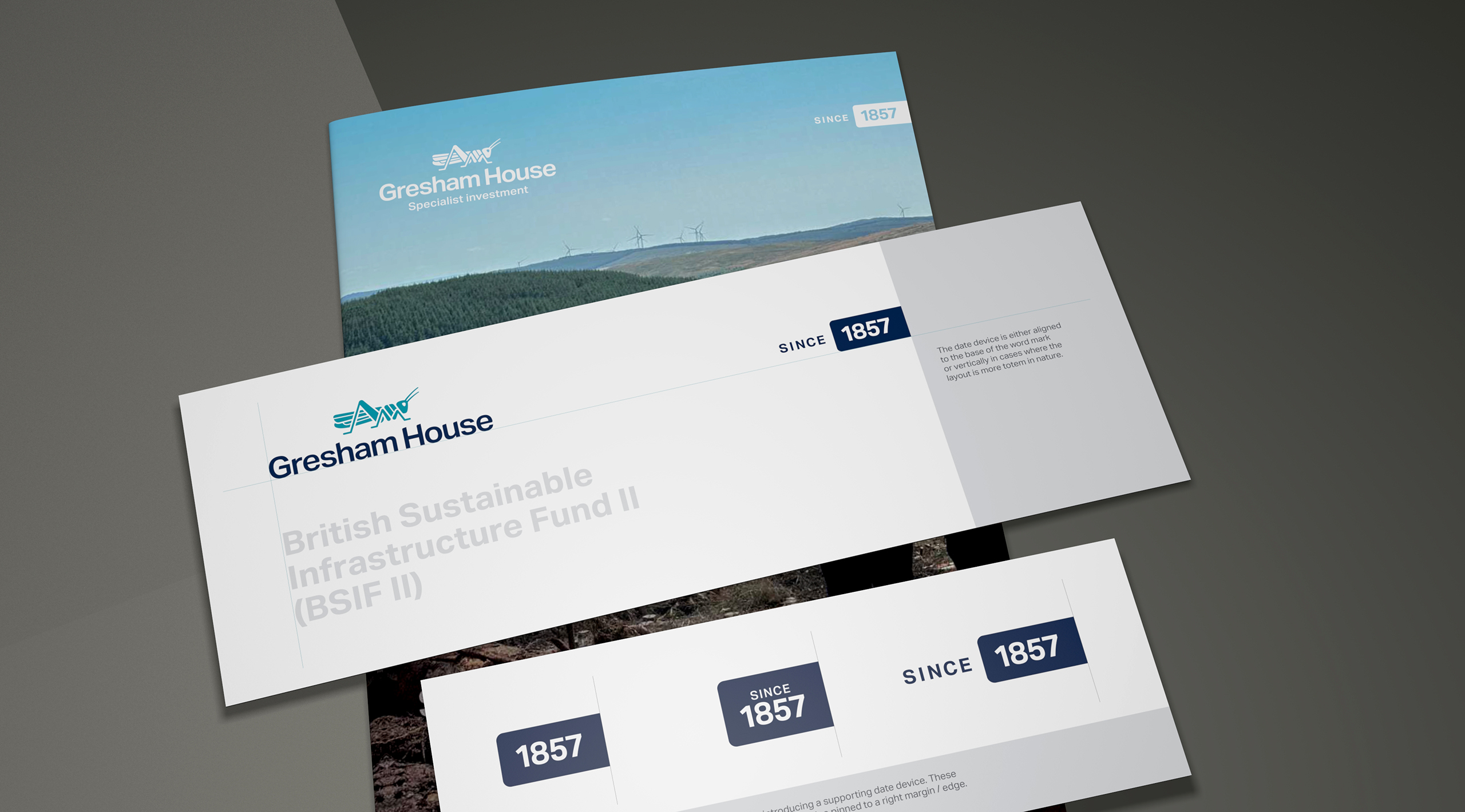 One of our strategic recommendations is to rather not lock the company origin date within the brand logotype. We suggested to rather use a supporting graphic device which could be removed or added without confusing the primary brand.