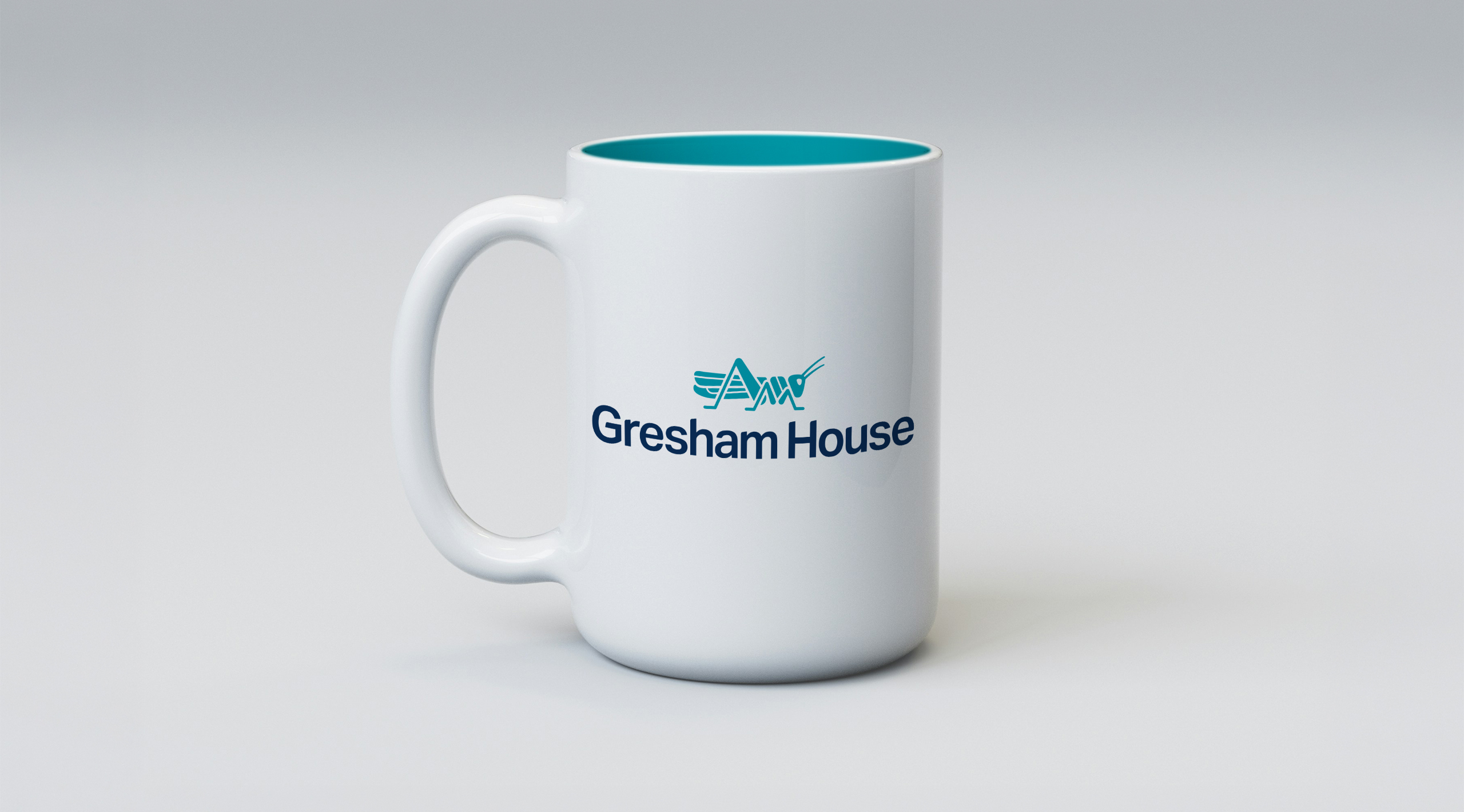 The brand in application on a spot of merch.